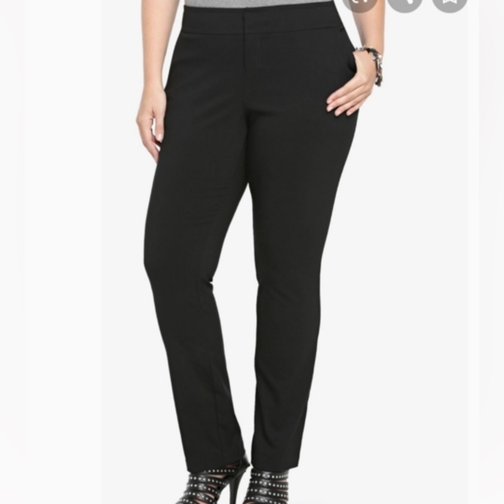 Torrid Jetsetter Straight Leg Trousers Pants Tall NWT